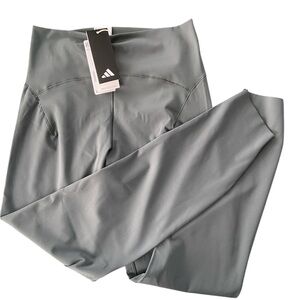 Adidas All Me Luxe 7/8 Legend Ivy (Green) Tights - L Large - NWT